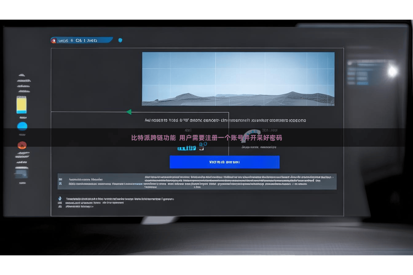 比特派跨链功能 用户需要注册一个账号并开采好密码