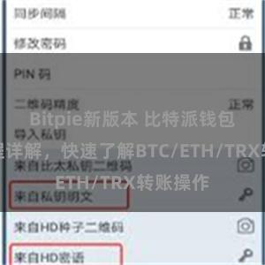 Bitpie新版本 比特派钱包转账教程详解，快速了解BTC/ETH/TRX转账操作