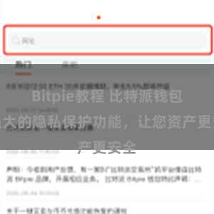 Bitpie教程 比特派钱包：强大的隐私保护功能，让您资产更安全