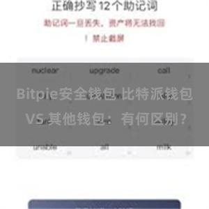 Bitpie安全钱包 比特派钱包 VS 其他钱包：有何区别？