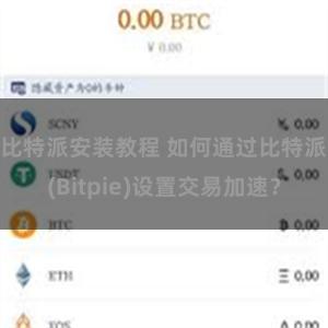 比特派安装教程 如何通过比特派(Bitpie)设置交易加速？