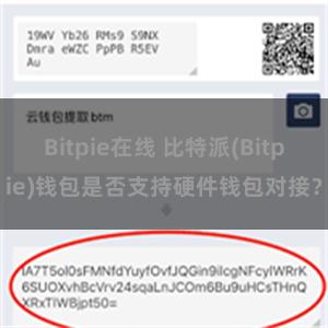 Bitpie在线 比特派(Bitpie)钱包是否支持硬件钱包对接？