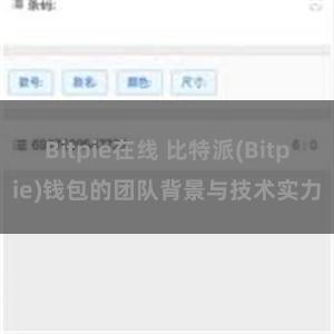 Bitpie在线 比特派(Bitpie)钱包的团队背景与技术实力