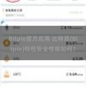 Bitpie官方应用 比特派(Bitpie)钱包安全性能如何？