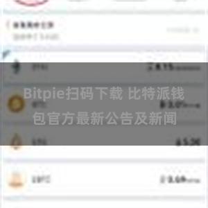 Bitpie扫码下载 比特派钱包官方最新公告及新闻