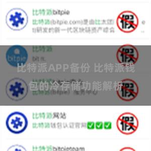 比特派APP备份 比特派钱包的冷存储功能解析