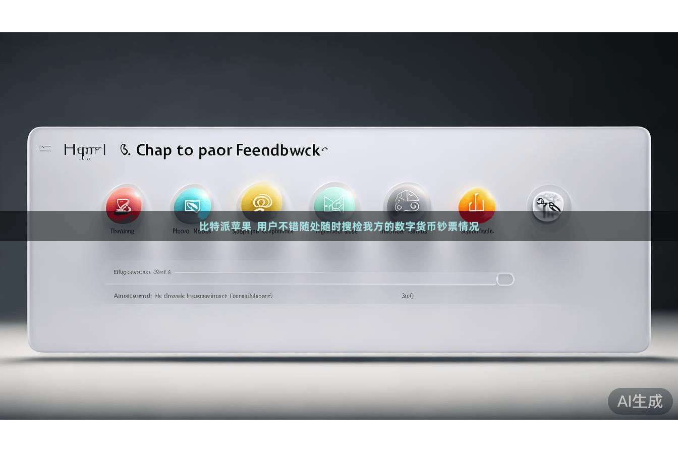 比特派苹果  用户不错随处随时搜检我方的数字货币钞票情况